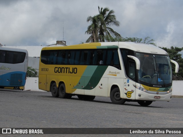 Empresa Gontijo de Transportes 18330 na cidade de Caruaru, Pernambuco, Brasil, por Lenilson da Silva Pessoa. ID da foto: 10866666.