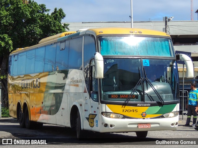 Empresa Gontijo de Transportes 17045 na cidade de Rio de Janeiro, Rio de Janeiro, Brasil, por Guilherme Gomes. ID da foto: 10866401.