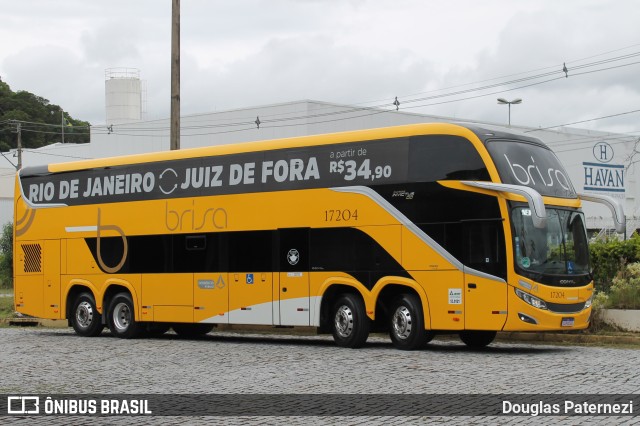 Brisa Ônibus 17204 na cidade de Juiz de Fora, Minas Gerais, Brasil, por Douglas Paternezi. ID da foto: 10865877.