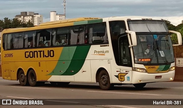 Empresa Gontijo de Transportes 20185 na cidade de Betim, Minas Gerais, Brasil, por Hariel BR-381. ID da foto: 10867699.