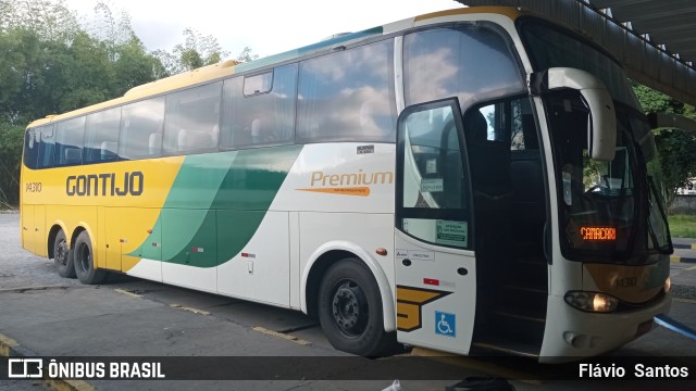 Empresa Gontijo de Transportes 14310 na cidade de Cruz das Almas, Bahia, Brasil, por Flávio  Santos. ID da foto: 10865488.