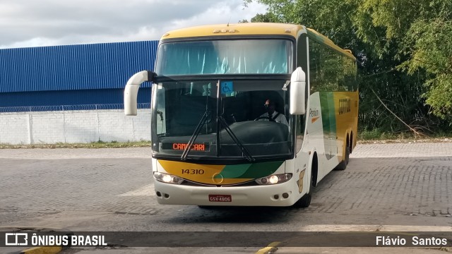 Empresa Gontijo de Transportes 14310 na cidade de Cruz das Almas, Bahia, Brasil, por Flávio  Santos. ID da foto: 10865494.