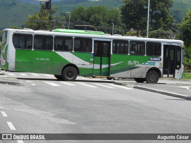 Viação São José RJ 200.182 na cidade de Nova Iguaçu, Rio de Janeiro, Brasil, por Augusto César. Número da foto: #10865540.