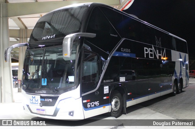 Empresa de Ônibus Nossa Senhora da Penha 61295 na cidade de Guaratinguetá, São Paulo, Brasil, por Douglas Paternezi. ID da foto: 10865879.