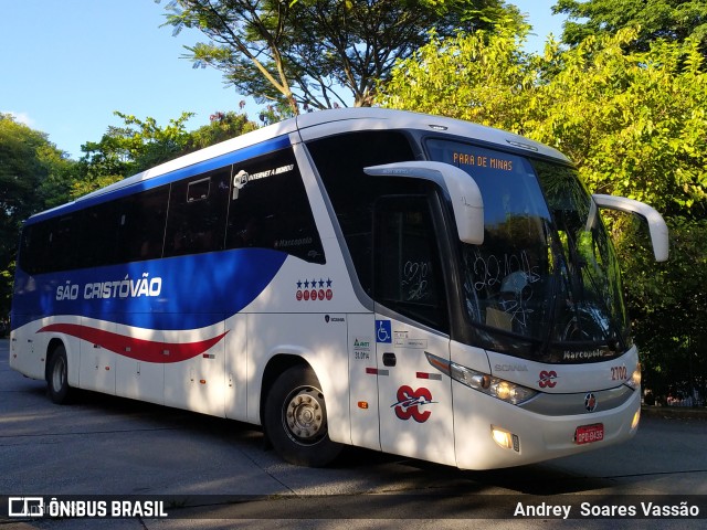 Viação São Cristóvão 2700 na cidade de São Paulo, São Paulo, Brasil, por Andrey  Soares Vassão. ID da foto: 10870667.