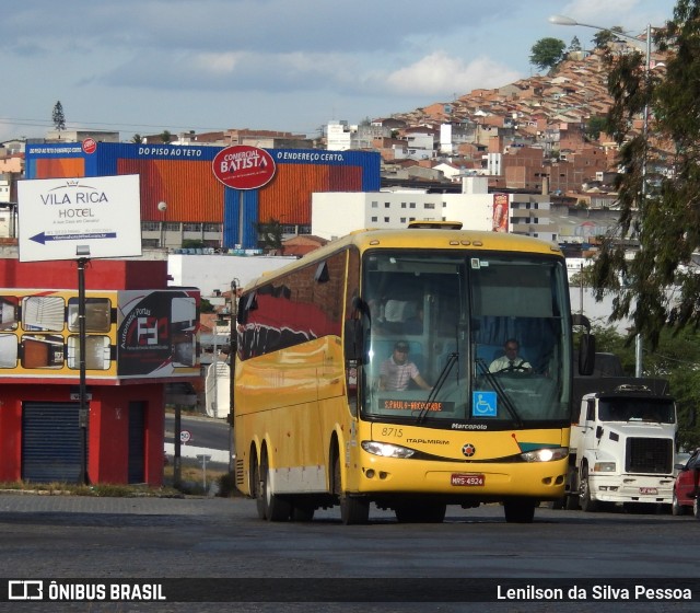 Viação Itapemirim 8715 na cidade de Caruaru, Pernambuco, Brasil, por Lenilson da Silva Pessoa. ID da foto: 10869426.