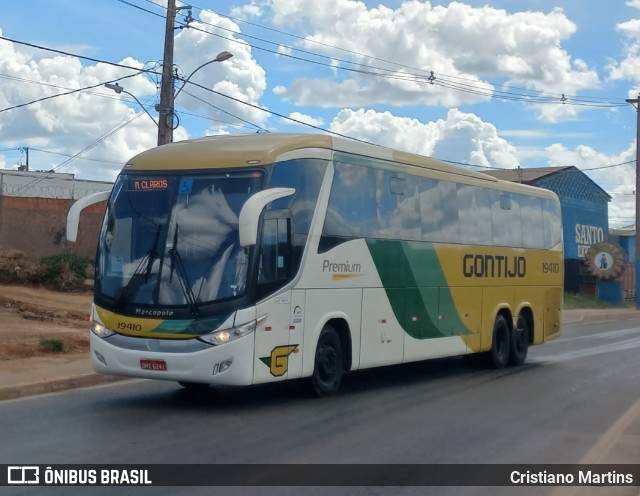 Empresa Gontijo de Transportes 19410 na cidade de Montes Claros, Minas Gerais, Brasil, por Cristiano Martins. ID da foto: 10868711.