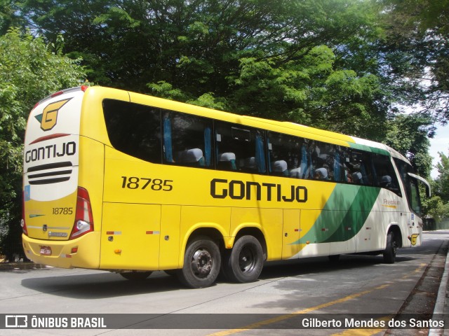 Empresa Gontijo de Transportes 18785 na cidade de São Paulo, São Paulo, Brasil, por Gilberto Mendes dos Santos. ID da foto: 10867912.