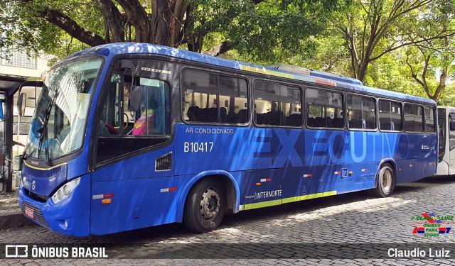 Transportes Paranapuan B10417 na cidade de Rio de Janeiro, Rio de Janeiro, Brasil, por Claudio Luiz. Número da foto: #10871137.