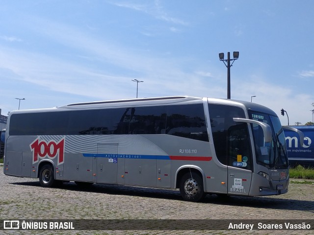 Auto Viação 1001 RJ 108.110 na cidade de Santos, São Paulo, Brasil, por Andrey  Soares Vassão. ID da foto: 10868844.