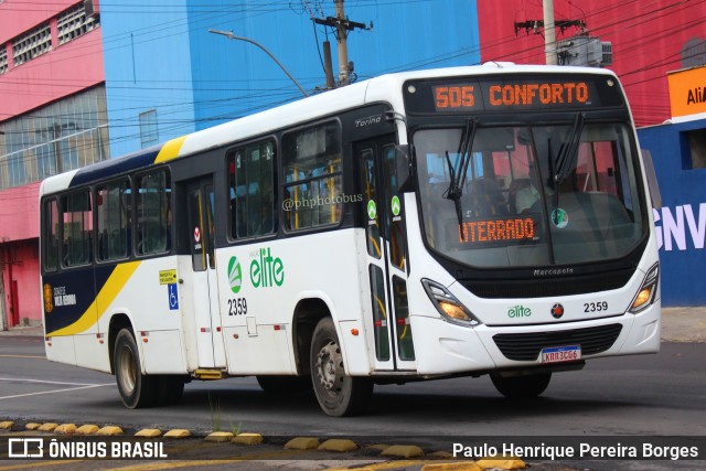 Viação Elite 2359 na cidade de Volta Redonda, Rio de Janeiro, Brasil, por Paulo Henrique Pereira Borges. Número da foto: #10869326.
