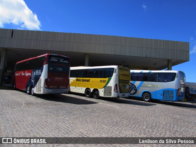 Expresso São Luiz 7780 na cidade de Caruaru, Pernambuco, Brasil, por Lenilson da Silva Pessoa. ID da foto: 10870564.