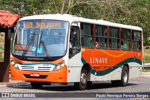 Linave Transportes 01.01 na cidade de Miguel Pereira, Rio de Janeiro, Brasil, por Paulo Henrique Pereira Borges. Número da foto: #10870432.