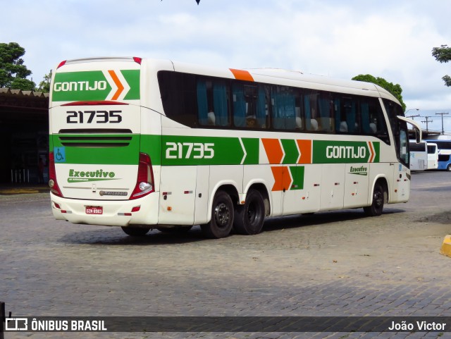 Empresa Gontijo de Transportes 21735 na cidade de Vitória da Conquista, Bahia, Brasil, por João Victor. ID da foto: 10869991.