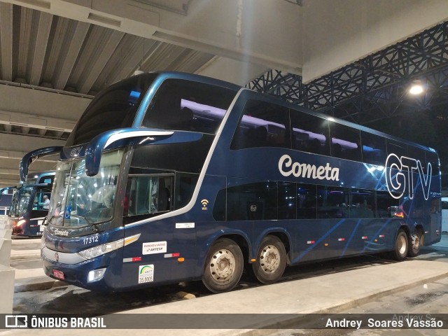 Viação Cometa 17312 na cidade de Santos, São Paulo, Brasil, por Andrey  Soares Vassão. Número da foto: #10868263.