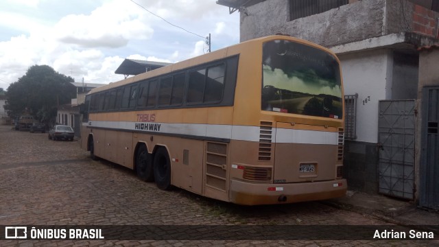 Highway Locadora 9642 na cidade de São Domingos do Prata, Minas Gerais, Brasil, por Adrian Sena. ID da foto: 10870062.