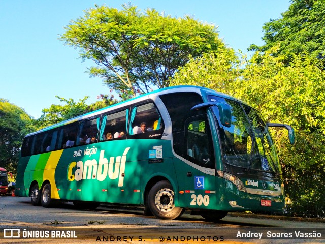 Auto Viação Cambuí 200 na cidade de São Paulo, São Paulo, Brasil, por Andrey  Soares Vassão. Número da foto: #10870754.