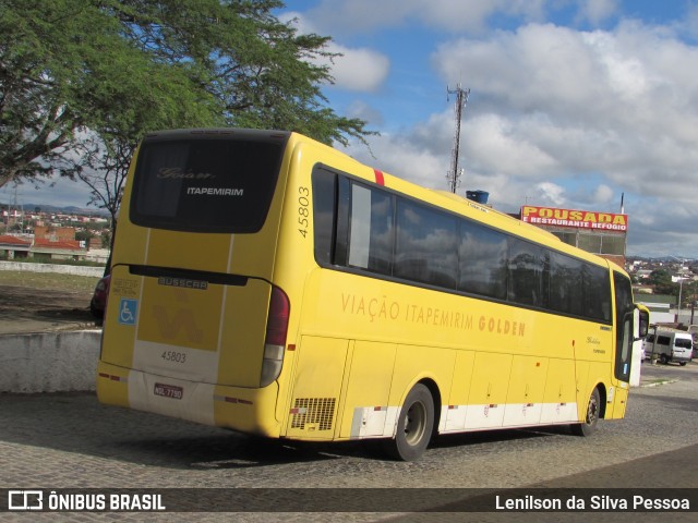 Viação Itapemirim 45803 na cidade de Caruaru, Pernambuco, Brasil, por Lenilson da Silva Pessoa. ID da foto: 10872841.