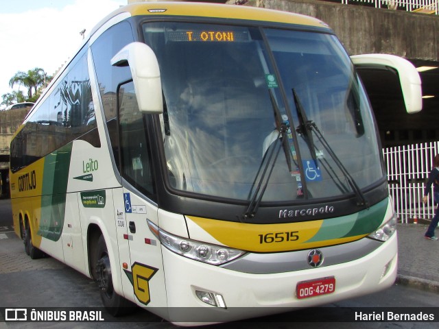 Empresa Gontijo de Transportes 16515 na cidade de Belo Horizonte, Minas Gerais, Brasil, por Hariel Bernades. ID da foto: 10873050.