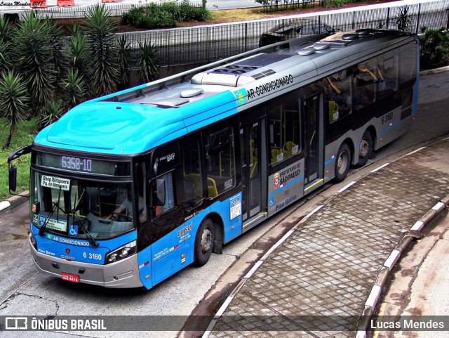 Viação Paratodos > São Jorge > Metropolitana São Paulo > Mobibrasil 6 3180 na cidade de São Paulo, São Paulo, Brasil, por Lucas Mendes. Número da foto: #10872432.