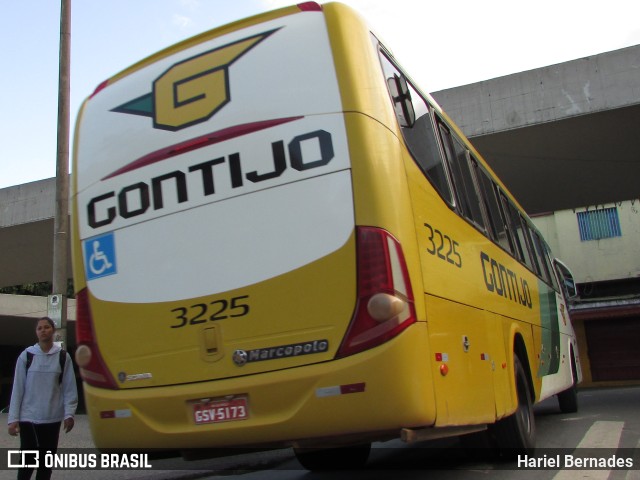 Empresa Gontijo de Transportes 3225 na cidade de Belo Horizonte, Minas Gerais, Brasil, por Hariel Bernades. ID da foto: 10872568.