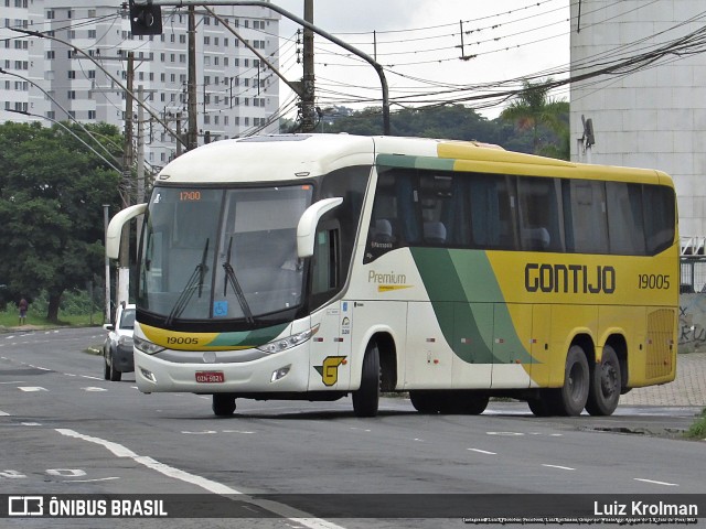 Empresa Gontijo de Transportes 19005 na cidade de Juiz de Fora, Minas Gerais, Brasil, por Luiz Krolman. ID da foto: 10872170.