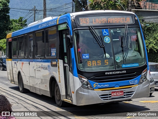 Transportes Futuro C30146 na cidade de Rio de Janeiro, Rio de Janeiro, Brasil, por Jorge Gonçalves. Número da foto: #10871285.