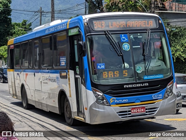 Transportes Futuro C30146 na cidade de Rio de Janeiro, Rio de Janeiro, Brasil, por Jorge Gonçalves. ID da foto: 10871285.