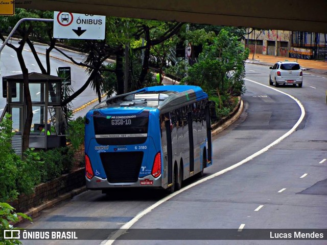 Viação Paratodos > São Jorge > Metropolitana São Paulo > Mobibrasil 6 3180 na cidade de São Paulo, São Paulo, Brasil, por Lucas Mendes. Número da foto: #10872435.