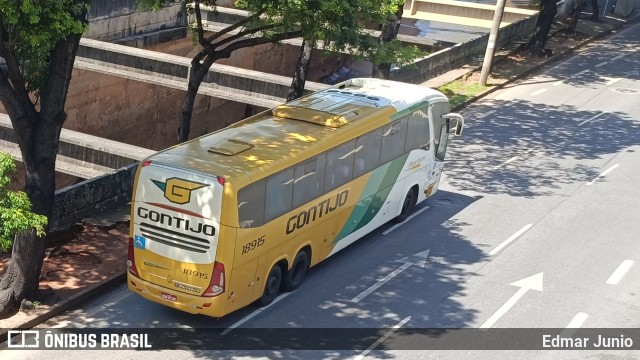 Empresa Gontijo de Transportes 18915 na cidade de Belo Horizonte, Minas Gerais, Brasil, por Edmar Junio. ID da foto: 10873215.