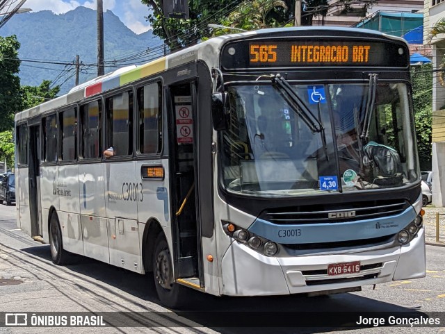 Transportes Futuro C30013 na cidade de Rio de Janeiro, Rio de Janeiro, Brasil, por Jorge Gonçalves. ID da foto: 10871291.