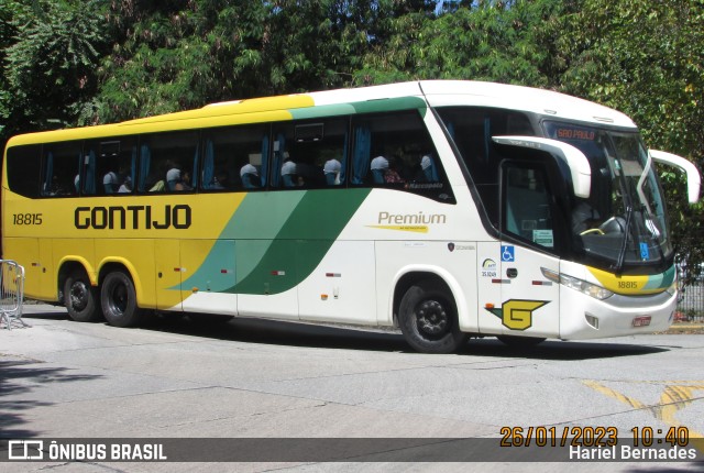 Empresa Gontijo de Transportes 18815 na cidade de São Paulo, São Paulo, Brasil, por Hariel Bernades. ID da foto: 10871364.