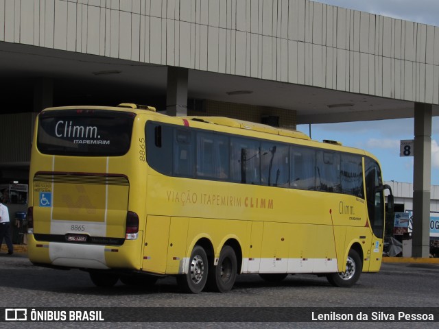 Viação Itapemirim 8865 na cidade de Caruaru, Pernambuco, Brasil, por Lenilson da Silva Pessoa. ID da foto: 10872831.