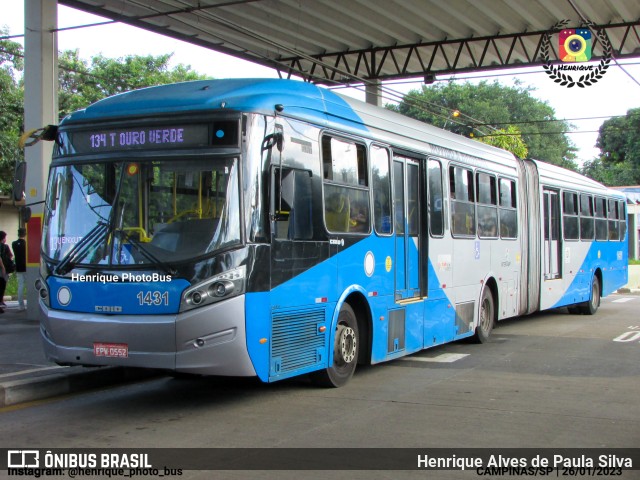VB Transportes e Turismo 1431 na cidade de Campinas, São Paulo, Brasil, por Henrique Alves de Paula Silva. Número da foto: #10873645.