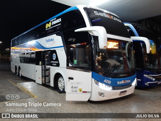 VUSC - Viação União Santa Cruz 4210 na cidade de Sombrio, Santa Catarina, Brasil, por JULIO SILVA. ID da foto: 10875575.