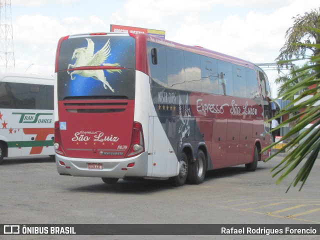 Expresso São Luiz 8030 na cidade de Feira de Santana, Bahia, Brasil, por Rafael Rodrigues Forencio. ID da foto: 10874363.