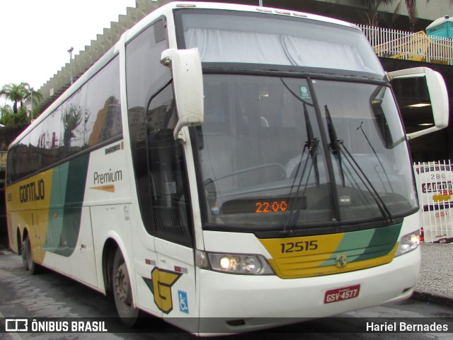 Empresa Gontijo de Transportes 12515 na cidade de Belo Horizonte, Minas Gerais, Brasil, por Hariel Bernades. ID da foto: 10873323.