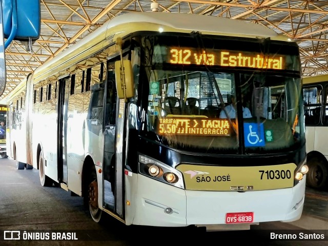 Expresso São José 710300 na cidade de Ceilândia, Distrito Federal, Brasil, por Brenno Santos. Número da foto: #10874473.