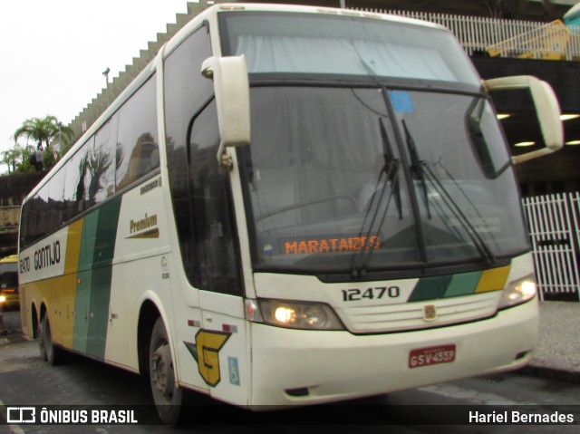 Empresa Gontijo de Transportes 12470 na cidade de Belo Horizonte, Minas Gerais, Brasil, por Hariel Bernades. ID da foto: 10873394.