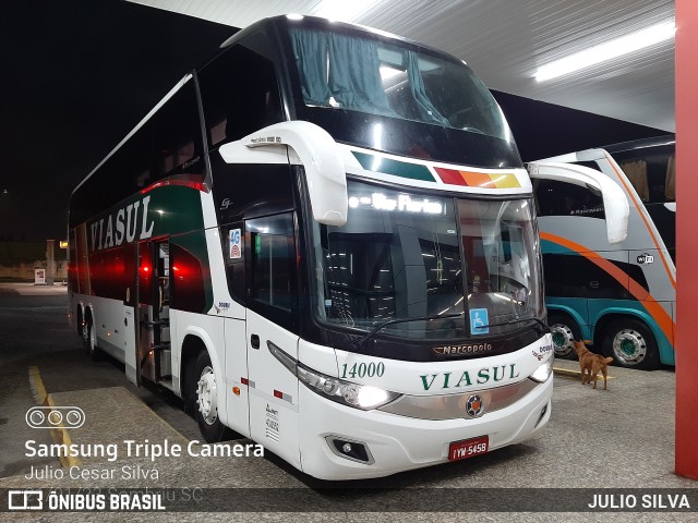 Viasul - Auto Viação Venâncio Aires 14000 na cidade de Sombrio, Santa Catarina, Brasil, por JULIO SILVA. Número da foto: #10875569.