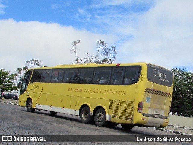 Viação Itapemirim 8819 na cidade de Caruaru, Pernambuco, Brasil, por Lenilson da Silva Pessoa. ID da foto: 10875220.