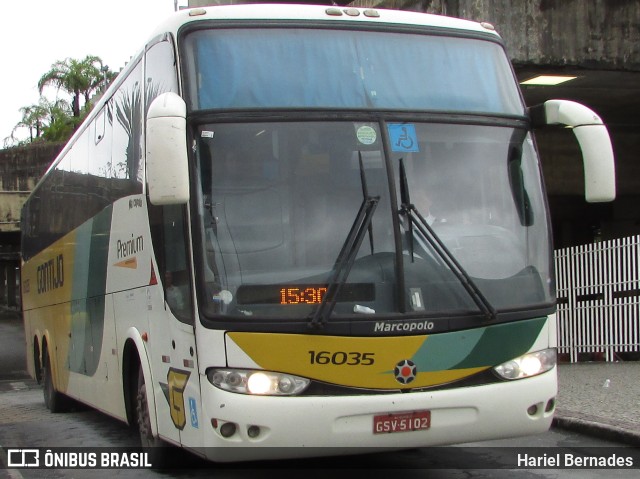 Empresa Gontijo de Transportes 16035 na cidade de Belo Horizonte, Minas Gerais, Brasil, por Hariel Bernades. ID da foto: 10873376.