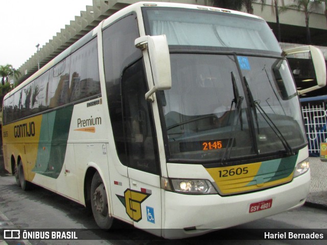 Empresa Gontijo de Transportes 12605 na cidade de Belo Horizonte, Minas Gerais, Brasil, por Hariel Bernades. Número da foto: #10873360.