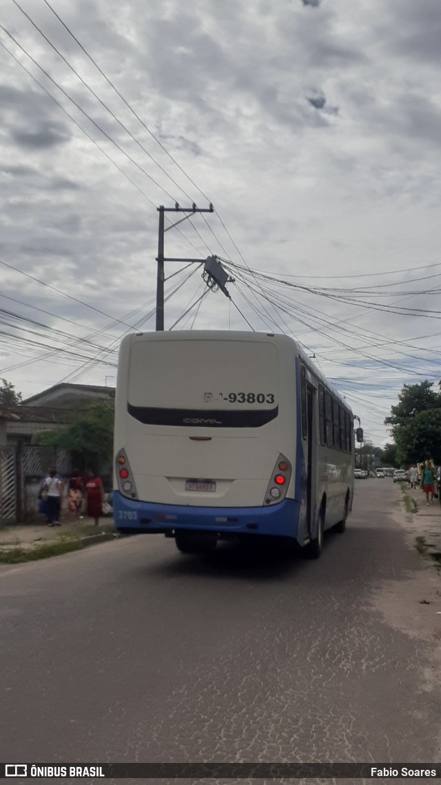 Auto Viação Monte Cristo AL-93803 na cidade de Marituba, Pará, Brasil, por Fabio Soares. ID da foto: 10877249.