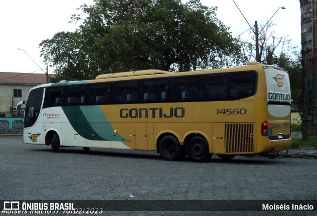 Empresa Gontijo de Transportes 14560 na cidade de Cubatão, São Paulo, Brasil, por Moiséis Inácio. Número da foto: #10877649.