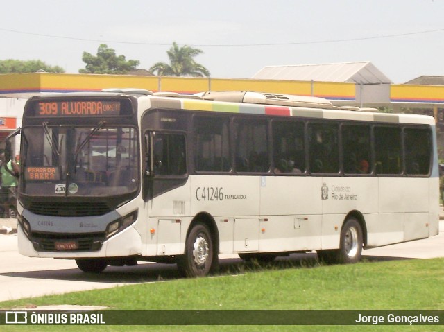 Real Auto Ônibus C41246 na cidade de Rio de Janeiro, Rio de Janeiro, Brasil, por Jorge Gonçalves. ID da foto: 10876503.