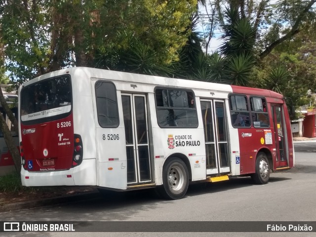 Auto Viação Transcap 8 5206 na cidade de São Paulo, São Paulo, Brasil, por Fábio Paixão. ID da foto: 10876136.