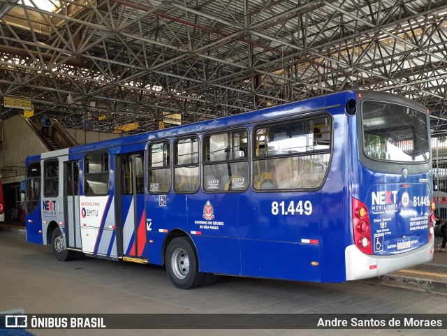 Next Mobilidade - ABC Sistema de Transporte 81.449 na cidade de Diadema, São Paulo, Brasil, por Andre Santos de Moraes. ID da foto: 10876242.