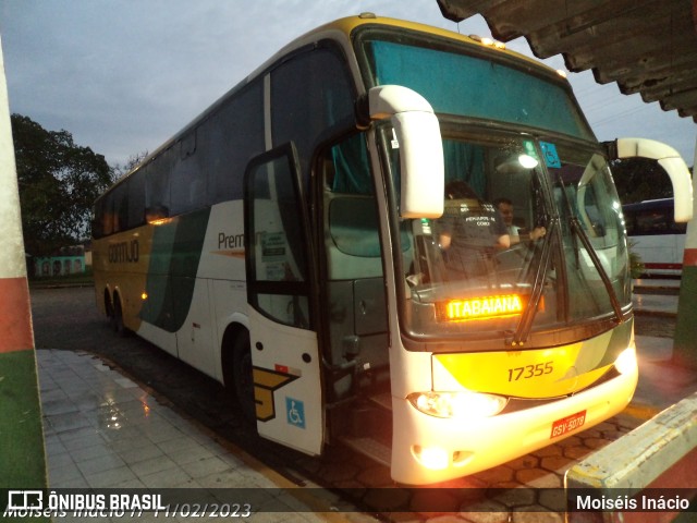 Empresa Gontijo de Transportes 17355 na cidade de Cubatão, São Paulo, Brasil, por Moiséis Inácio. ID da foto: 10877658.