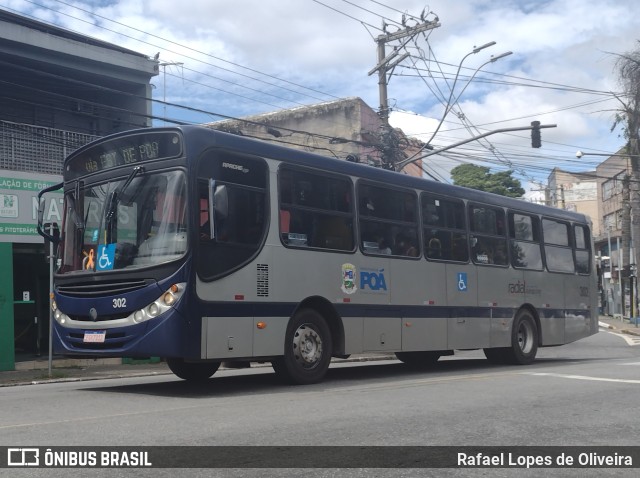 Radial Transporte Coletivo 302 na cidade de Poá, São Paulo, Brasil, por Rafael Lopes de Oliveira. ID da foto: 10876201.